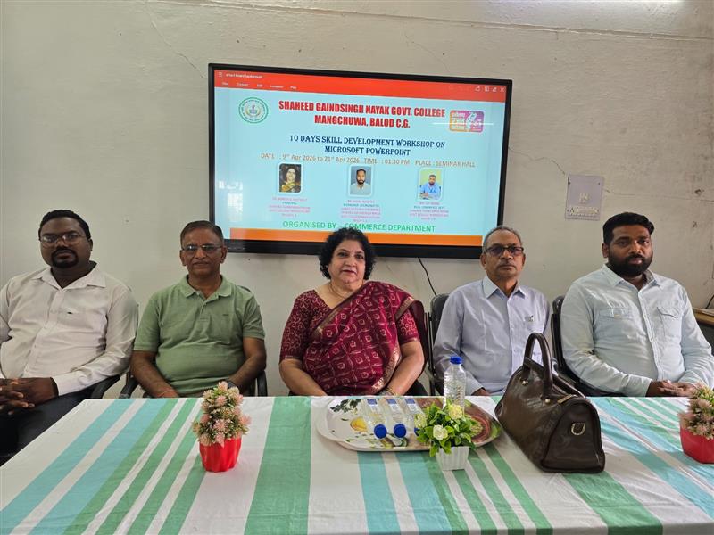 10-दिवसीय पावरपॉइंट कार्यशाला का शुभारंभ